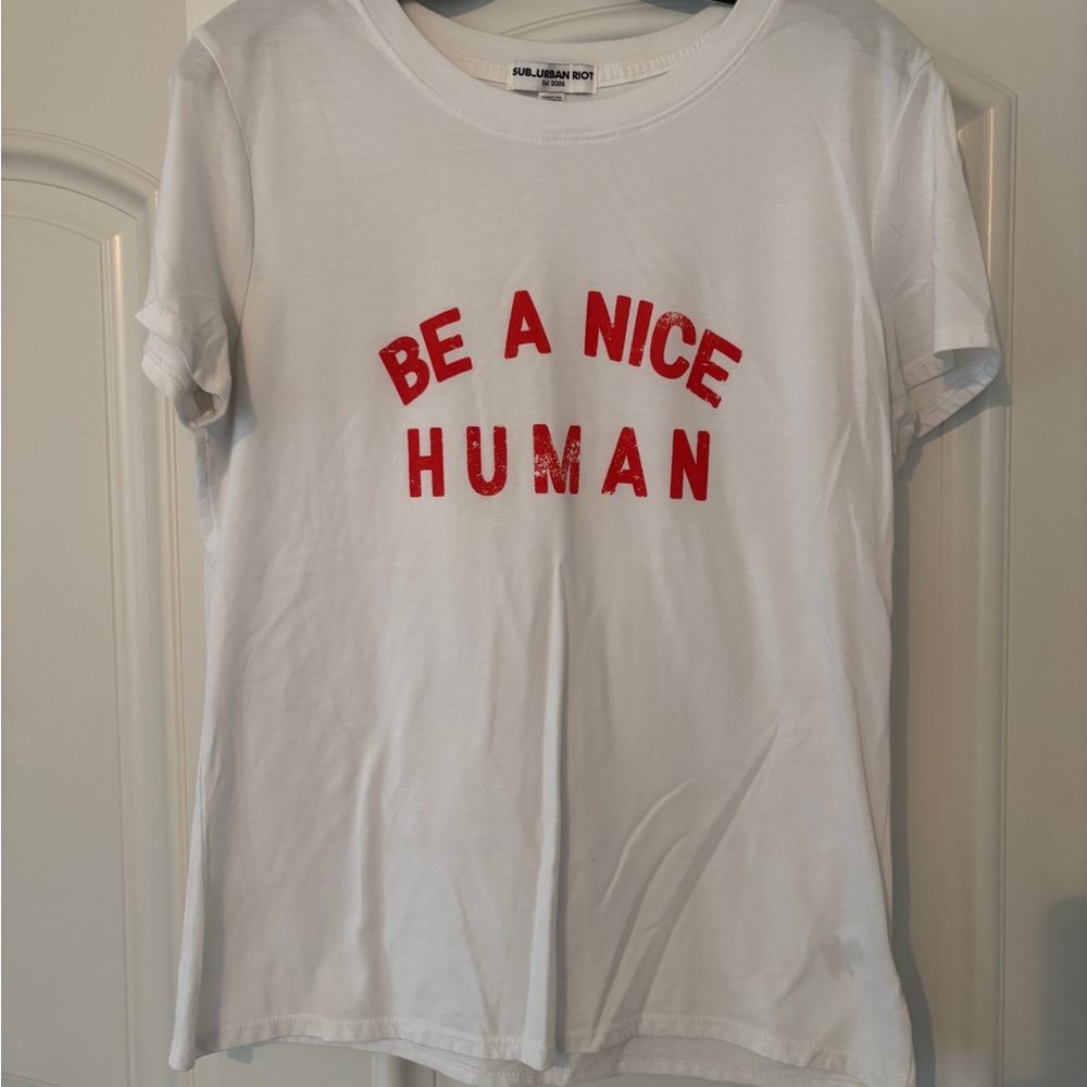 Sub_Urban Riot White Tee Sz M